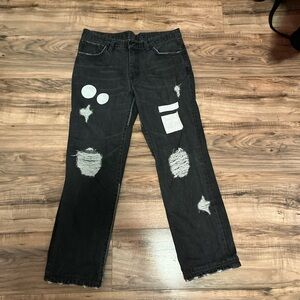 Number (N)ine patchwork denim jeans mens size 32